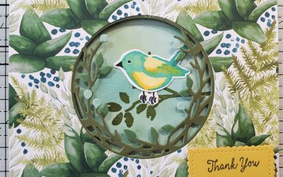 Birds & Branches Thank you Card Stampin’ Up!