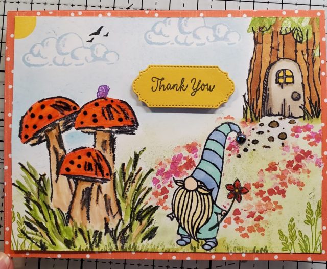 Gnome Thank You Card