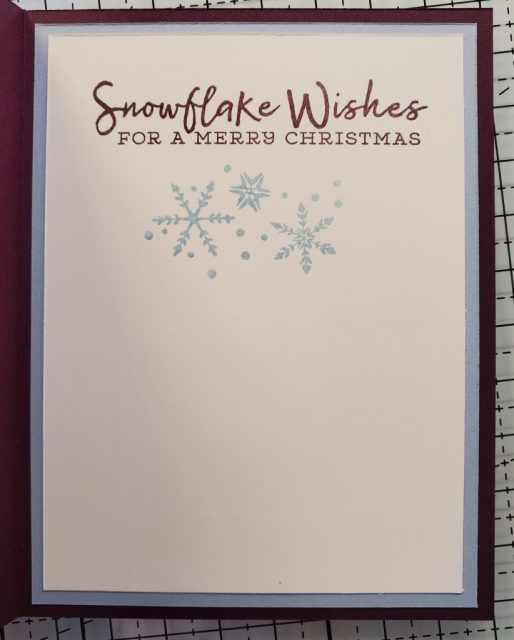 Snowflake Wishes Christmas Card