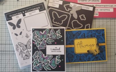 Floating & Fluttering Tutorial by Stampin Up