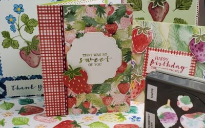 Sweet Strawberry Card Stampin Up