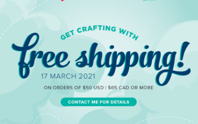 Stampin Up Free Shipping Day March 17TH Only!!!