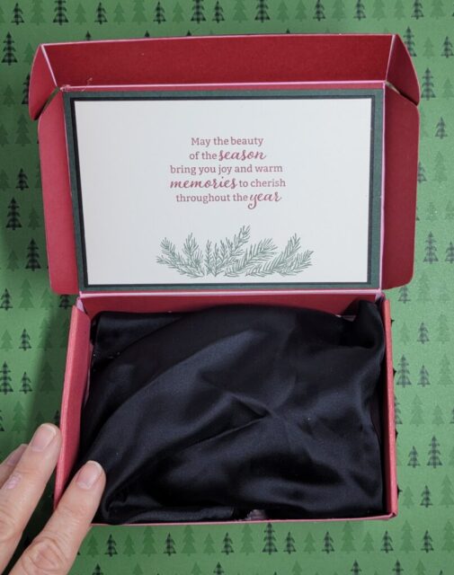 Evergreen Elegance Gift Card Box