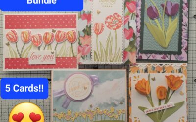 Flowering Tulips Stampin Up Cards