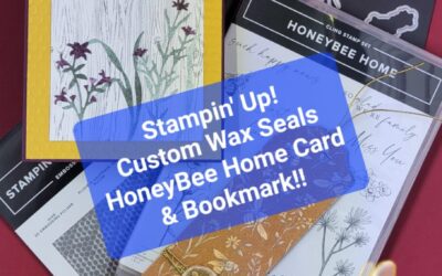 Honeybee Home Wax Seal Card & Bookmark