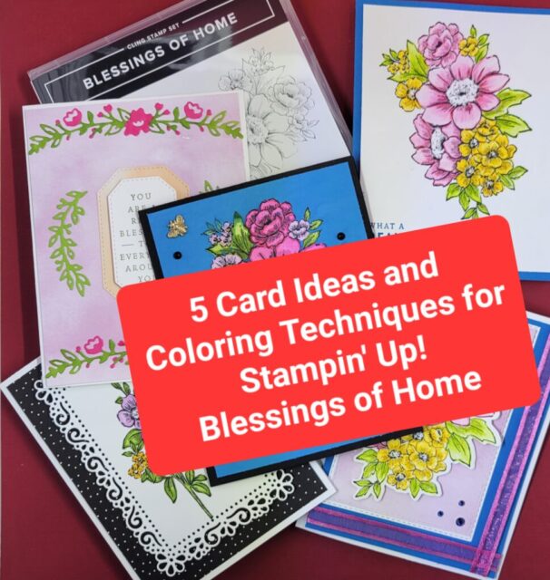 Stampin' Up! Blessings of Home Coloring Tutoria