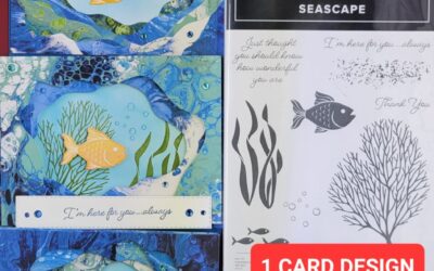 Stampin Up Seascape 1 Design 3 Cards