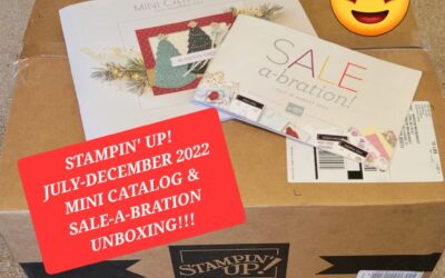 Unboxing! 2022 Stampin Up Mini & Sale-a-bration Catalog