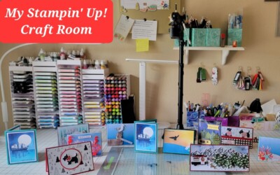 My Stampin Up Card Craft Room Tour
