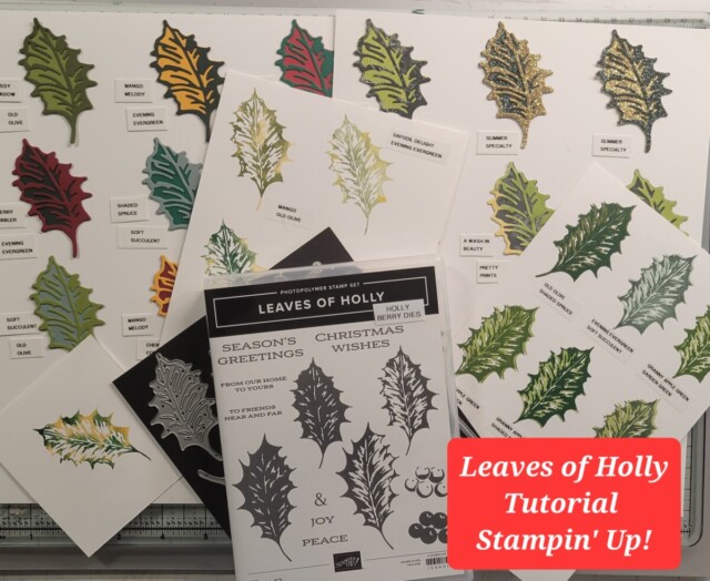 Leaves of Holly Tutorial