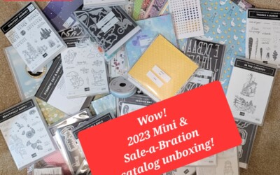 Stampin Up 2023 Mini & Sale-a-bration Unboxing