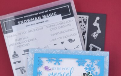 Super Cute Snowman Magic Stampin Up Christmas Card
