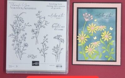 Bloom into Creativity: How to make a stunning daisy card – Dainty Delight Stampin’ Up! #StampinUp