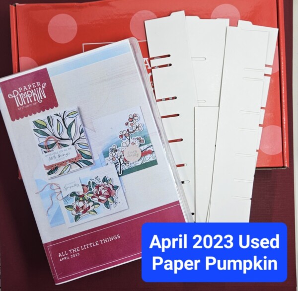 April 2023 Paper Pumpkin Kit - Used