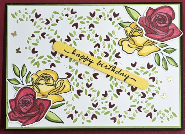 Inlay Technique Happiness Abounds Card