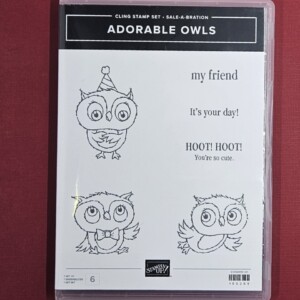 Adorable Owls Stamp Set Used - Stampin' Up!