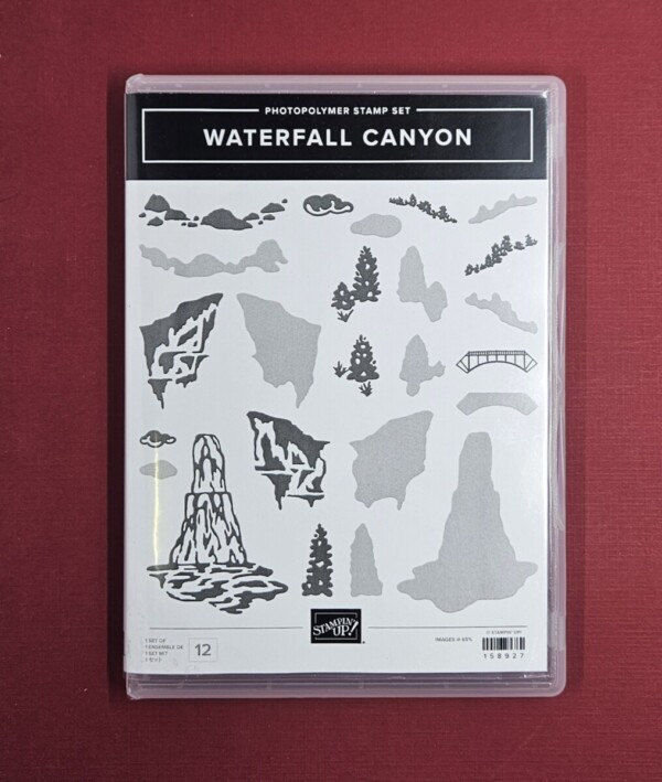 Waterfall Canyon Stamp Set Used - Stampin' Up!