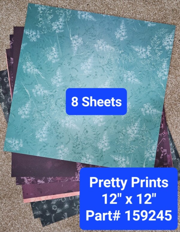 Pretty Prints 12" X 12" Designer Series Paper Open - Stampin' Up! - 8 Sheets