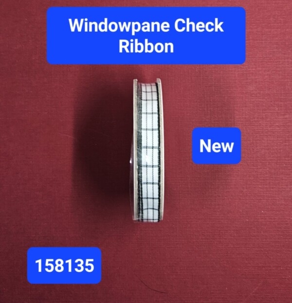 Windowpane Check Ribbon - Stampin' Up! - New