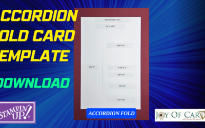 How to Order a Accordion Fold Card Template