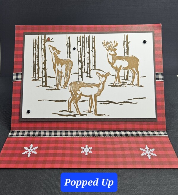 Graceful Deer Fun Fold Card